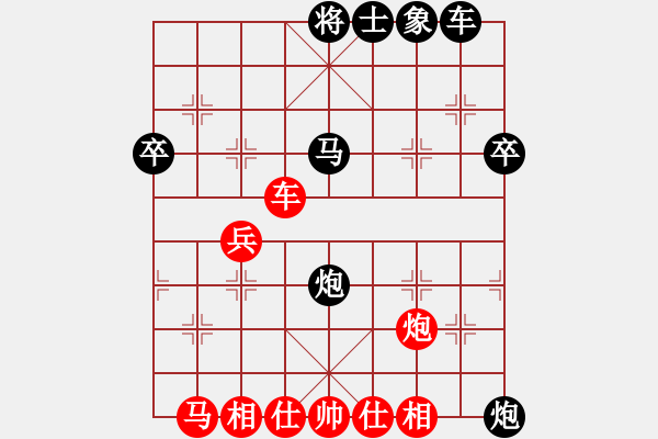 象棋棋譜圖片：高斯(7星)-負-大不得(9星) - 步數(shù)：40 