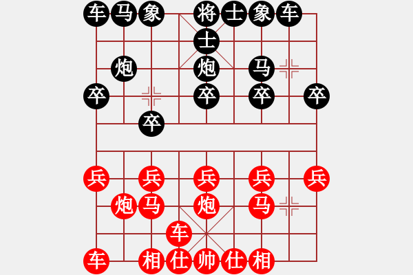 象棋棋譜圖片：從心開始[1355835517] -VS- 火燒豬圈[46781016] - 步數(shù)：10 