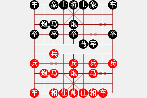 象棋棋谱图片：熊野和伸 先和 Shevchuk - 步数：10 