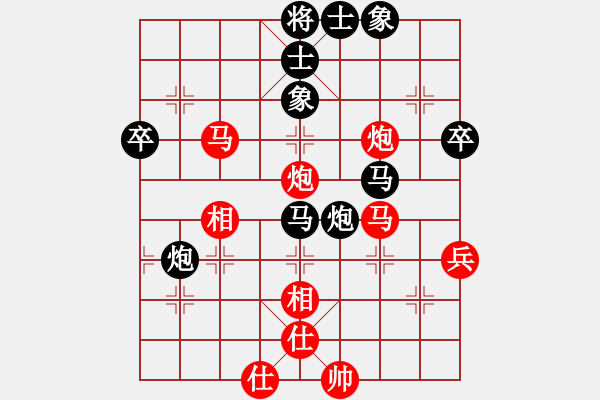 象棋棋譜圖片：14.弈童班主【8-2】（先勝）群【8-1】（D31.中炮進(jìn)三兵對(duì)左炮封車轉(zhuǎn)列炮） - 步數(shù)：60 