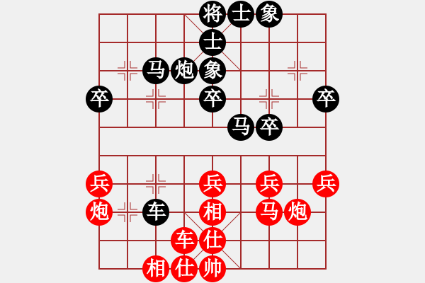 象棋棋譜圖片：哥哥愛殺棋(6星)-負(fù)-wwsszgr(3星) - 步數(shù)：30 