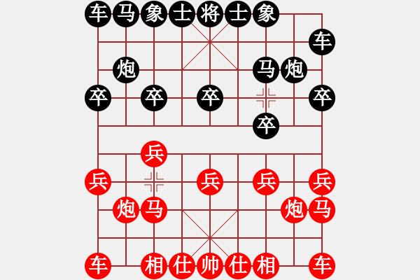 象棋棋譜圖片：琪琪棋(8段)-和-掛機(jī)而已狗(7段) - 步數(shù)：10 