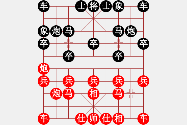 象棋棋譜圖片：強(qiáng)王鋼長(zhǎng)首(9段)-和-七仙女(5段) - 步數(shù)：10 