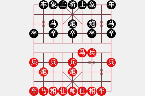 象棋棋譜圖片：棋友-魚aiq鳥[575644877] -VS- 美麗人生[695453421] - 步數(shù)：10 