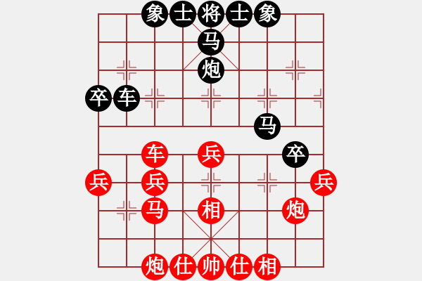 象棋棋譜圖片：新疆隊(duì) 徐立根 和 澳門隊(duì) 杜光偉 - 步數(shù)：40 