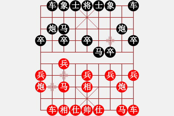 象棋棋譜圖片：外圍波集團(天帝)-勝-華山飛來客(至尊) - 步數(shù)：10 