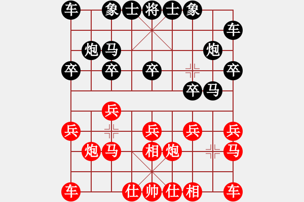 象棋棋譜圖片：河北金環(huán)建設(shè)隊(duì) 王子涵 和 江蘇棋院 李沁 - 步數(shù)：10 