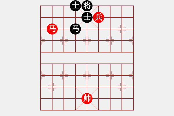 象棋棋譜圖片：排局探討02-馬低兵對馬雙士 - 步數(shù)：18 