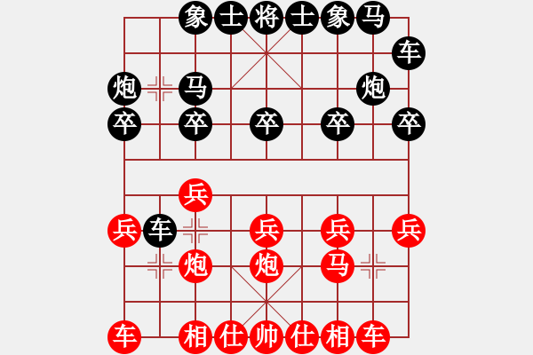 象棋棋譜圖片：16 核華山讓單馬 先勝 象棋巫師大師級 - 步數：10 