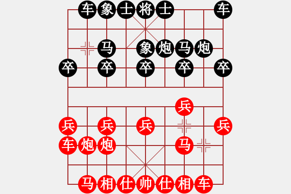 象棋棋譜圖片：金鉤炮，好局丟得莫名其妙 - 步數(shù)：10 