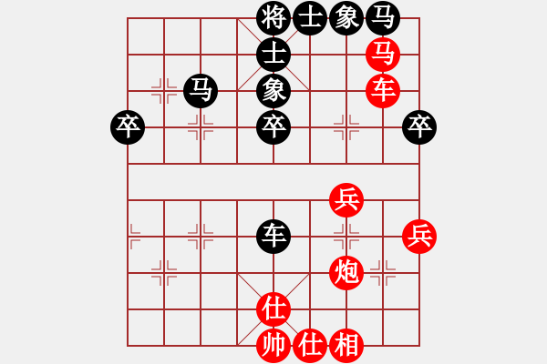 象棋棋谱图片：上海金外滩象棋队 张佳雯 和 黑龙江省社体与棋牌中心 姜瑀 - 步数：40 