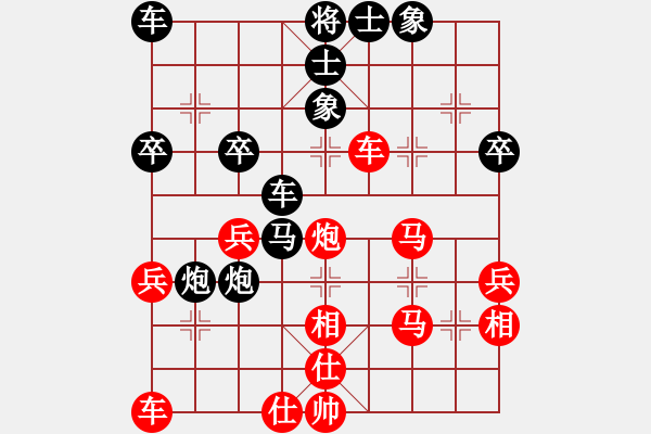 象棋棋譜圖片：品棋斷劍神(月將)-和-大夢(mèng)誰先覺(9段) 中炮過河車互進(jìn)七兵對(duì)屏風(fēng)馬右炮過河 - 步數(shù)：40 