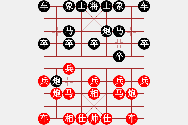 象棋棋譜圖片：雙鞭呼延灼(天帝)-勝-宇宙盟主(月將) - 步數(shù)：10 