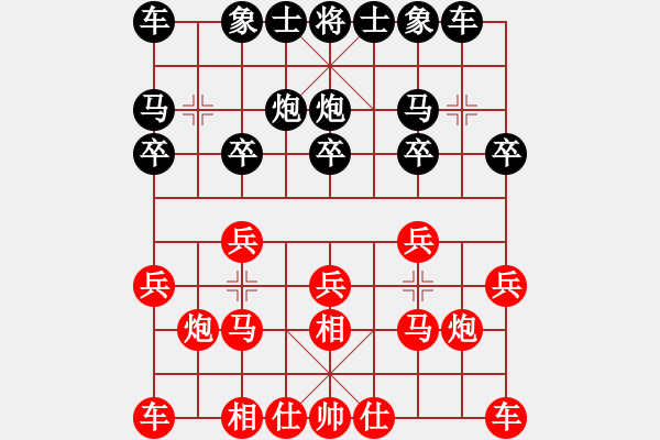 象棋棋谱图片：蔡燃(1段)-负-jsszwjw(3段) - 步数：10 