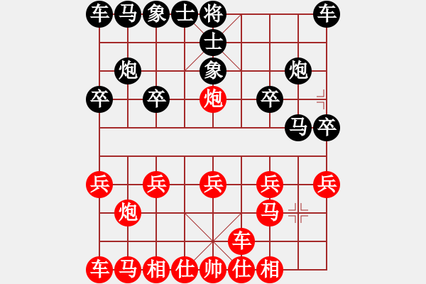 象棋棋譜圖片：橫才俊儒[292832991] -VS- 成功靠自己[2359338997] - 步數(shù)：10 