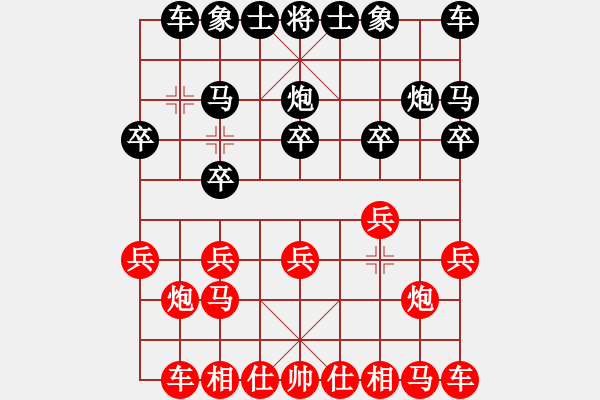 象棋棋譜圖片：棋迷紅先勝162，2100分棋手 - 步數(shù)：10 