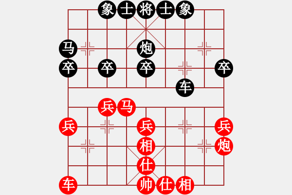 象棋棋譜圖片：2019.1.27.3第六輪夏金凱先勝?gòu)垬s昌.pgn - 步數(shù)：30 