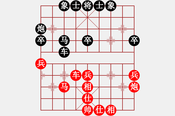 象棋棋譜圖片：2019.1.27.3第六輪夏金凱先勝?gòu)垬s昌.pgn - 步數(shù)：40 