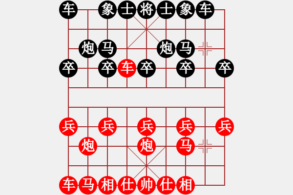 象棋棋譜圖片：橫才俊儒[292832991] -VS- 清泉[707668432] - 步數(shù)：10 