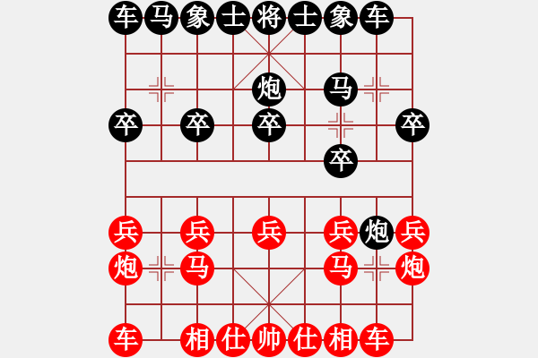 象棋棋谱图片：R8 21 刘桂华 先负 周志刚.xqf - 步数：10 