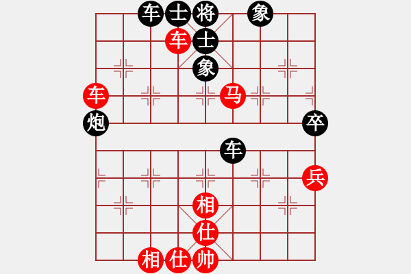 象棋棋譜圖片：506-4張業(yè)權(quán)（丹）和王嘉豪（雪） - 步數(shù)：70 