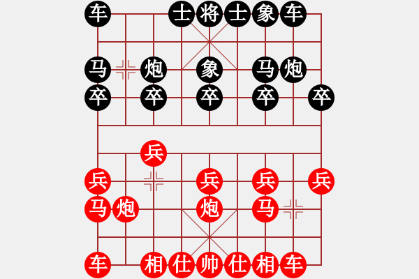 象棋棋譜圖片：太原象棋協(xié)會(huì) 趙天元 勝 柳林 吉榮昌 - 步數(shù)：10 