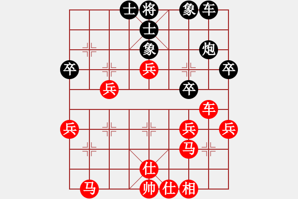 象棋棋譜圖片：太原象棋協(xié)會(huì) 趙天元 勝 柳林 吉榮昌 - 步數(shù)：35 