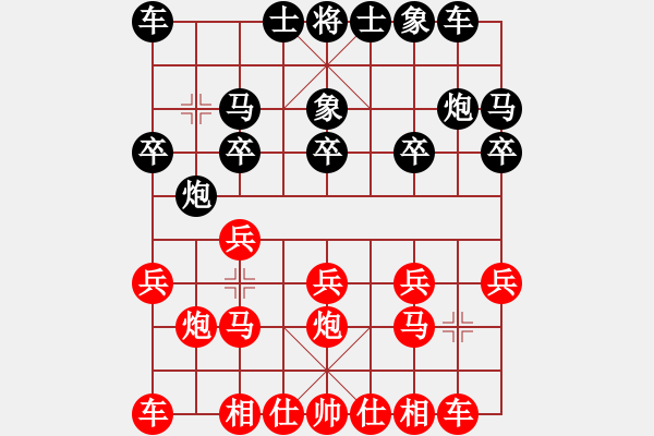象棋棋谱图片：久逢知（5-2）己先胜杨（6-1） - 步数：10 