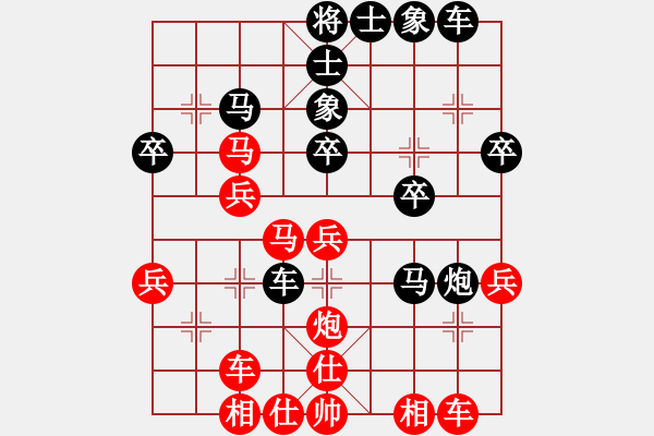 象棋棋譜圖片：吳宇軒 先負(fù) 許文章 - 步數(shù)：30 