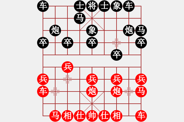 象棋棋譜圖片：山 雞[759122344] -VS- 雷山小區(qū)[2748254100]強(qiáng)四 - 步數(shù)：10 