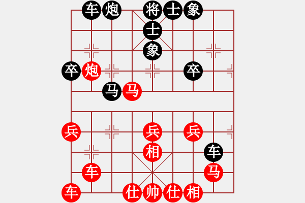 象棋棋譜圖片：‖棋家軍‖[474177218] -VS- 智者[2446506209] - 步數(shù)：40 