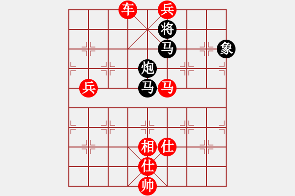 象棋棋譜圖片：棋局-4a24 n922 - 步數(shù)：100 