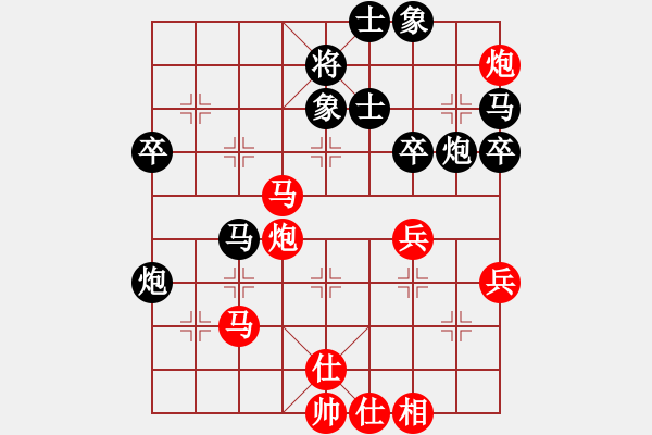 象棋棋譜圖片：潁洲郡王(8段)-勝-草埠湖農場(9段) - 步數(shù)：50 