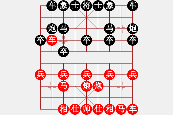 象棋棋譜圖片：迷先生(天罡)-負-軟硬兼施(天罡) - 步數：10 