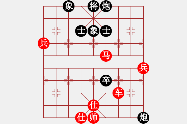 象棋棋譜圖片：起馬局轉(zhuǎn)中炮對(duì)過(guò)宮炮（旋風(fēng)V5.0先勝巫師業(yè)余級(jí)） - 步數(shù)：100 