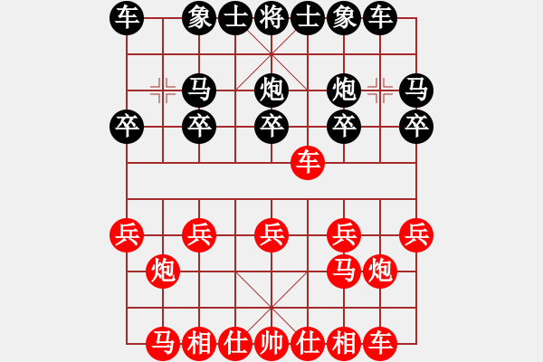 象棋棋譜圖片：乙Z后緩開車10車八進三8車一平二 - 步數(shù)：10 