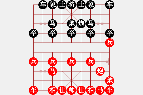 象棋棋譜圖片：玄機逸士 先勝 西瓜 - 步數(shù)：10 