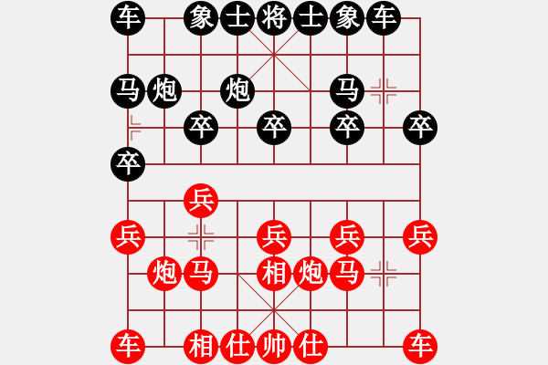 象棋棋譜圖片：第五輪第6臺(tái)貴州陳柳剛先勝貴州母先合 - 步數(shù)：10 