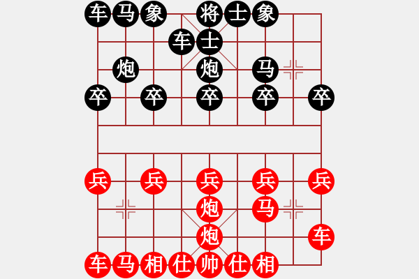 象棋棋譜圖片：jojo[27298407] -VS- 橫才俊儒[292832991] - 步數(shù)：10 