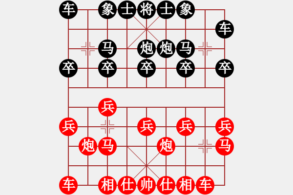 象棋棋譜圖片：相識是緣[308785870] -VS- 橫才俊儒[292832991] - 步數(shù)：10 