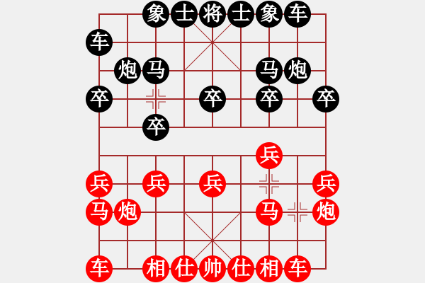 象棋棋譜圖片：河北省 門志灝 和 廣東省 楊鴻軻 - 步數(shù)：10 