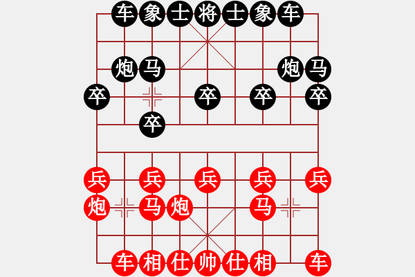 象棋棋譜圖片：成都蓓蕾俱樂部隊 玉思源 勝 廣州楚庭隊 張婷 - 步數(shù)：10 