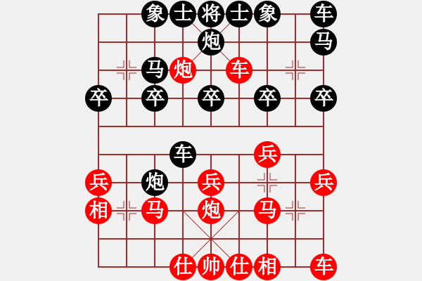 象棋棋譜圖片：duongqua(4段)-和-太極虎王(3段) - 步數(shù)：20 