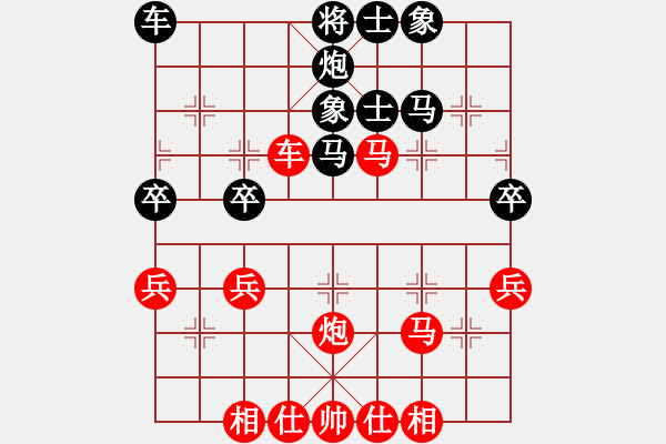 象棋棋譜圖片：橫才俊儒[292832991] -VS- 醉是情中人[584522710] - 步數(shù)：40 