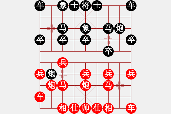 象棋棋譜圖片：張彬 先和 金松 - 步數(shù)：10 