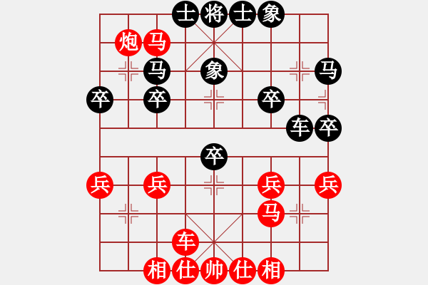 象棋棋譜圖片：順跑橫車破象局14-2 - 步數(shù)：33 