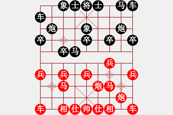 象棋棋譜圖片：譚小藝濃烈的人機 自有我在的一盤棋 - 步數(shù)：10 