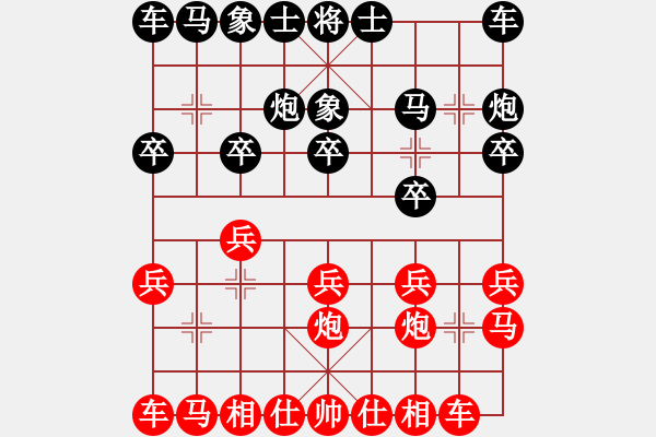 象棋棋譜圖片：雪峰刀客(5段)-勝-bianyaqi(4段) - 步數(shù)：10 