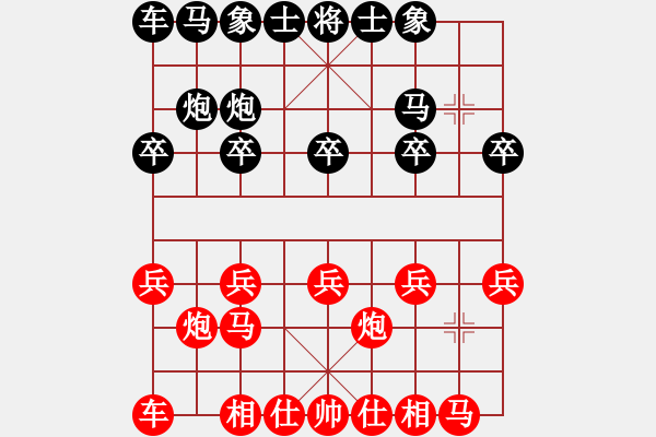 象棋棋谱图片：四川 曾军 和 贵州 李永勤 - 步数：10 