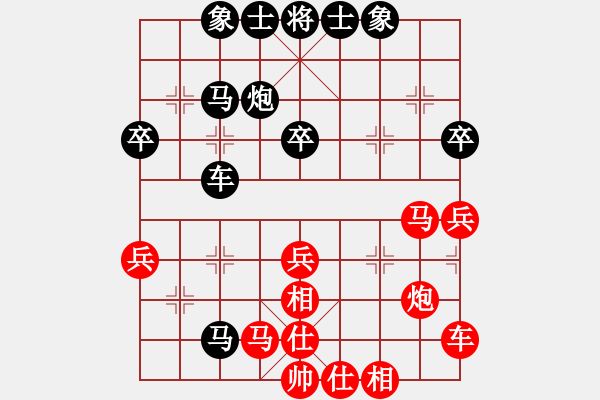 象棋棋譜圖片：2020.4.1.1好友三分鐘包干后勝房師猛 - 步數(shù)：40 